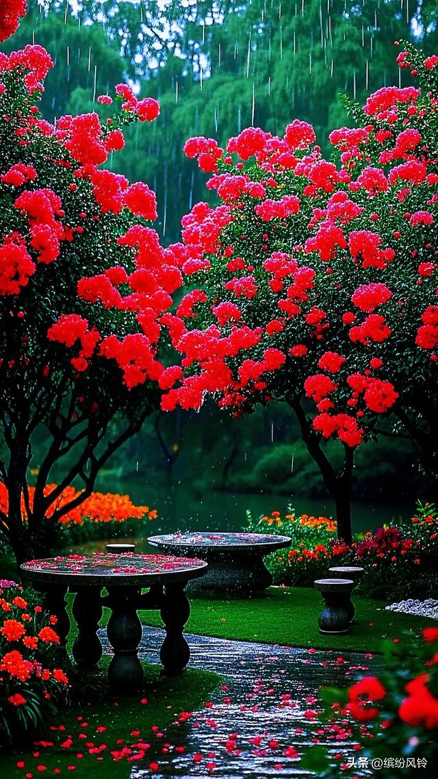 雨落芳华，打湿青石板路