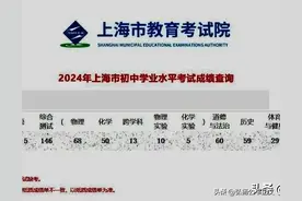 带你认识上海中考成绩单、中考录取规则、中考志愿表图片