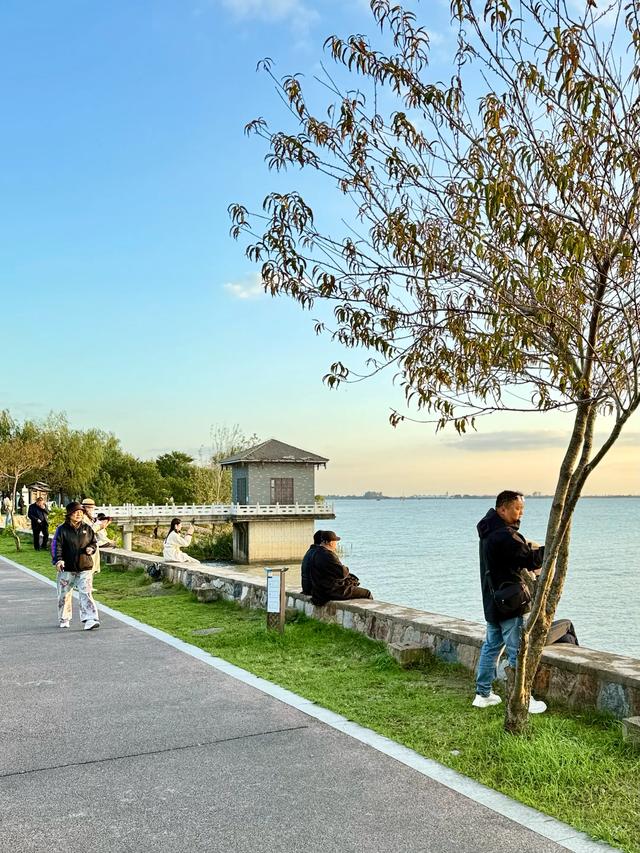 落日西堤（大运河系列·高邮市西堤运河公园）