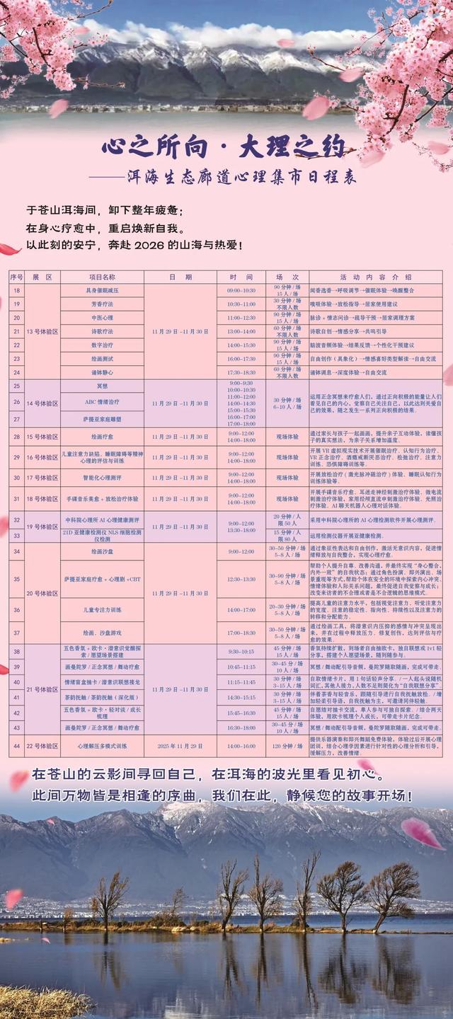 大理藏了数十种身心疗愈体验 这场心理集市还不快冲