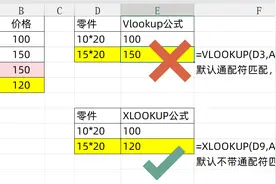 Xlookup公式，第5参数，通配符匹配详解图片