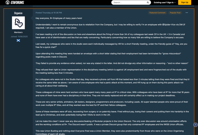 就因为裁了30人，GTA6又延期半年？