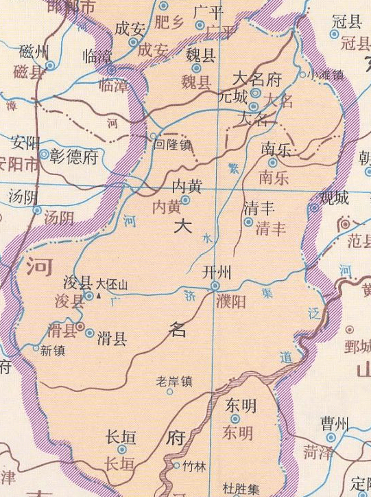 河北与河南的区划调整，河北省的3个县，为何分给了河南省？