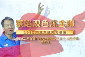 致敬·劳模工匠——兰州石化公司化肥厂动力车间高级技师杨子海图片