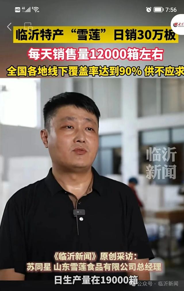 临沂特产雪莲，火了！5毛一包，日销1万多箱！