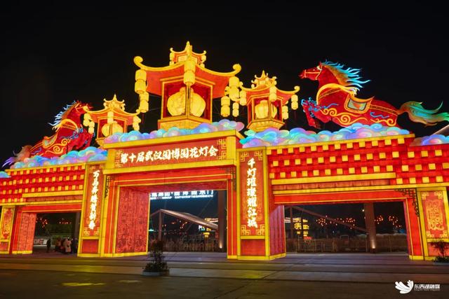 武汉园博园灯会来啦！