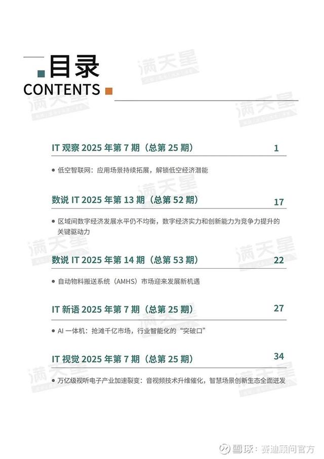 赛迪顾问《IT2025（7月刊）》正式发布