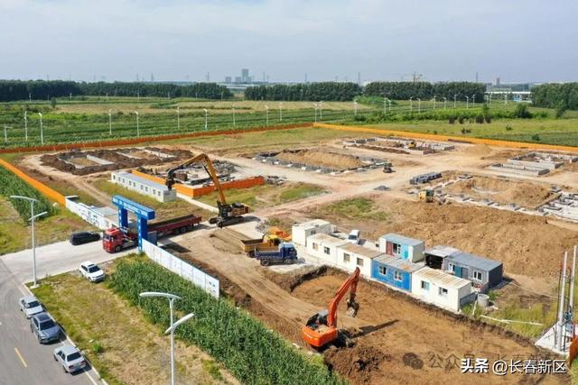 长春新区秋季项目建设热潮涌动