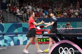 错失“大满贯”，孙颖莎依旧灿烂面对；蝉联奥运会，陈梦诠释老将风范图片