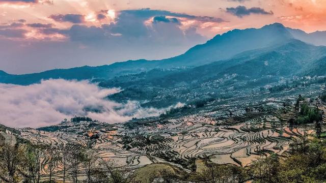 这个元旦，来元阳观赏梯田光影，参加百米长街宴吧