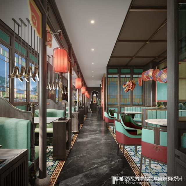 广式茶楼设计案例｜传统烟火气+现代网红风，锁定家庭与年轻人