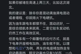 油车满油，电车满电，停在原地开空调，谁坚持的时间更长？图片