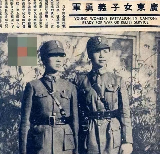 国民党女兵罕见老照片，一点不像电视中的女特务	，图4挺漂亮