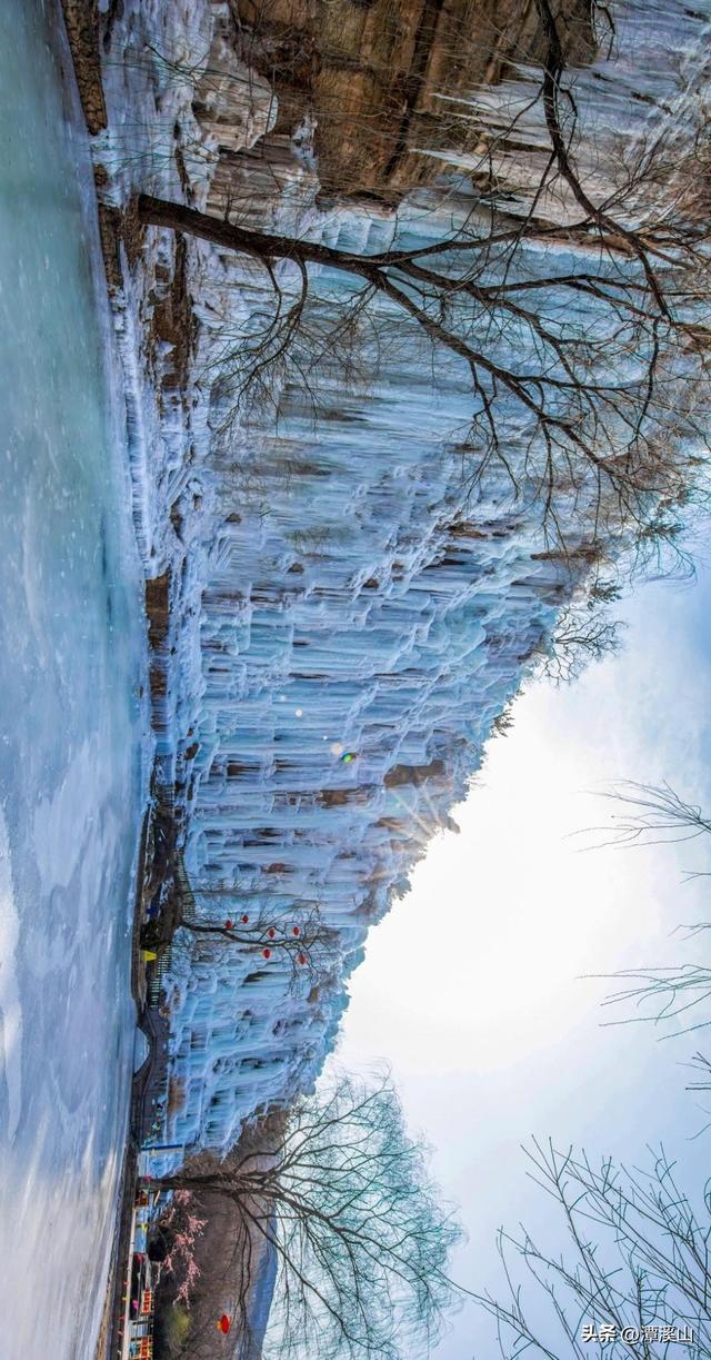 小雪丨崖壁冰瀑、高空雪景……潭溪山壮美冬景进入倒计时→