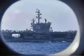 情况变了！美国航母在南海出现罕见轨迹，解放军的动作令其忌惮图片