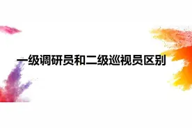 为什么一级调研员晋升二级巡视员图片
