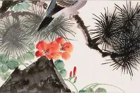 溥佐的皇家花鸟画，飘逸清雅！图片
