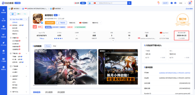 两周下载1243万，《无畏契约》双端登顶！沐瞳新游表现出色！