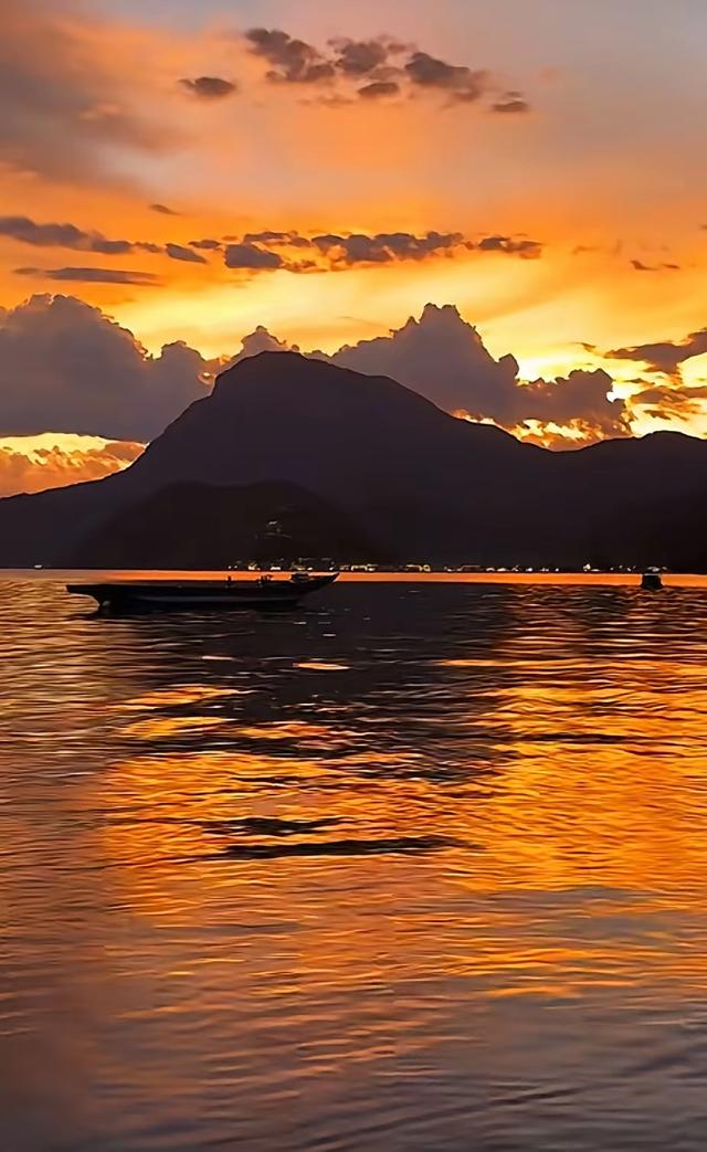 美丽如画，夕阳之约
