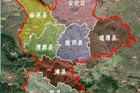 甘肃省定西市6县1区建成区面积排名图片