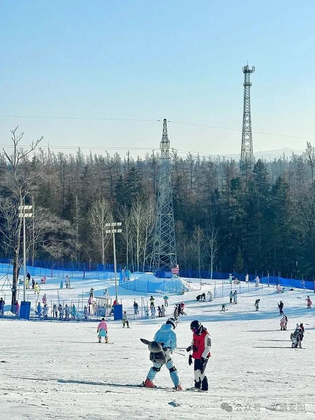 听说在安图滑雪，摔跤是种享受？这粉雪绝了，滑一次就上瘾！