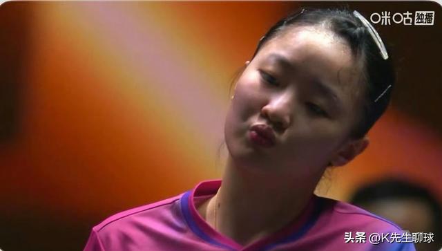 日乒的噩梦！王曼昱击败张本美和 没想到直接打哭了对手 直呼太无解