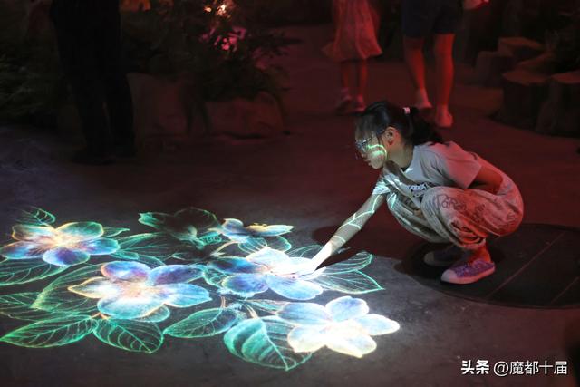 温室花园夜游启幕！下雨浇不灭游客热情