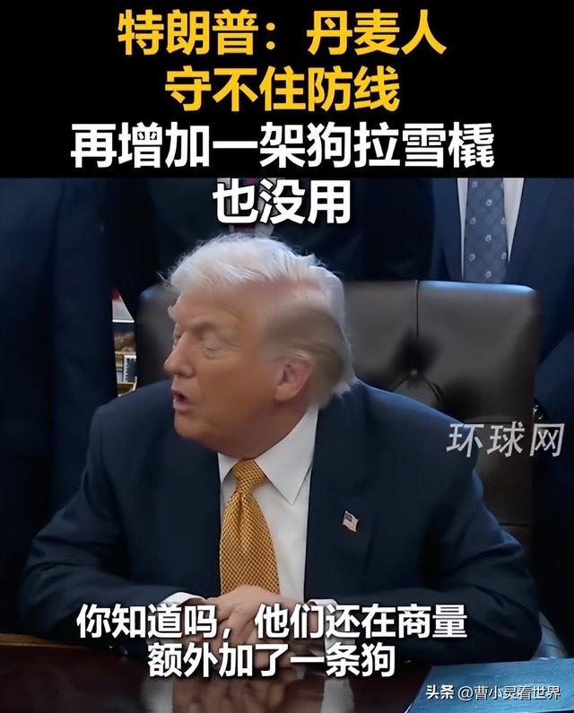 特朗普嘲笑丹麦：狗拉雪橇守得住？