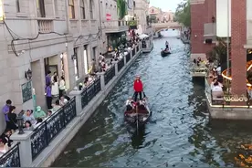 大连威尼斯水城，风景迷人，令人神往，六月达沃斯论坛在此召开图片