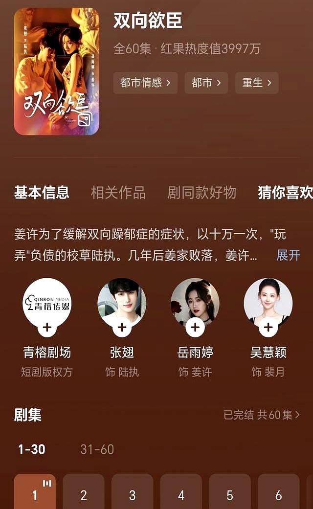 这也太敢拍了！推荐几部大尺度高质量短剧，开屏暴击！