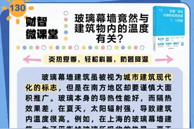 财智微课堂 130期 | 玻璃幕墙竟然与建筑物内的温度有关？图片