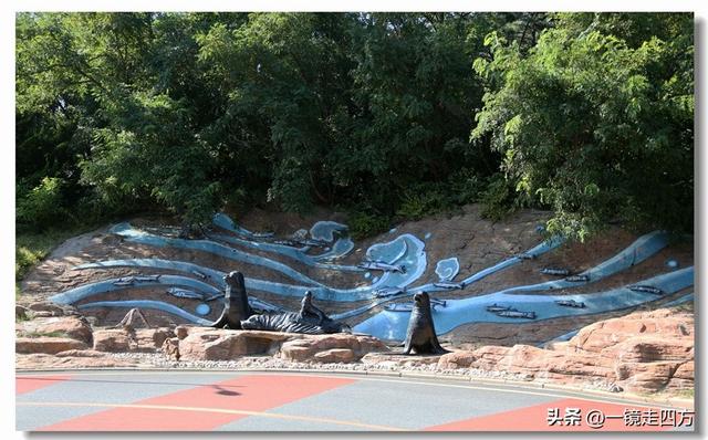 大连滨海路终点的海之韵公园