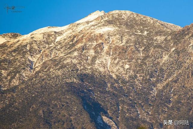 大理虽没下雪，但苍山之巅已是银装素裹，远眺和仰望都挺好看