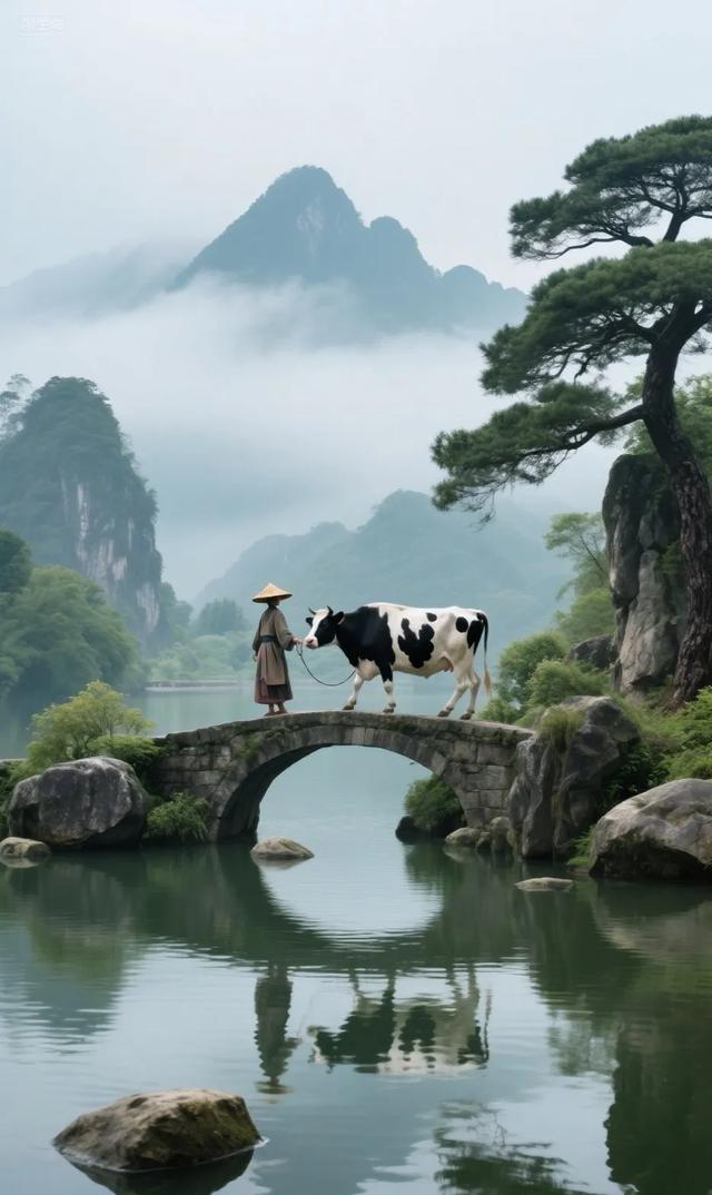 一付美丽的画卷（Ai做图）