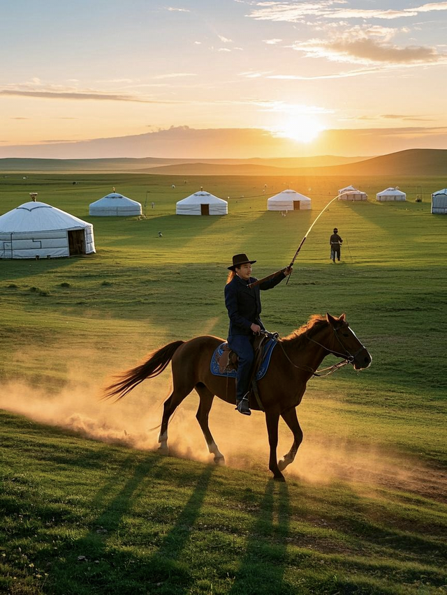 草原夜色中的交响与诗意