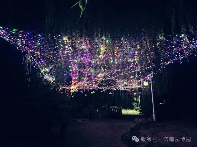 济南园博园惊现“水上极光”，目前免费试运营！