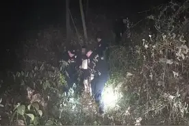 深夜接警！遵义一女子山林徒步迷路图片