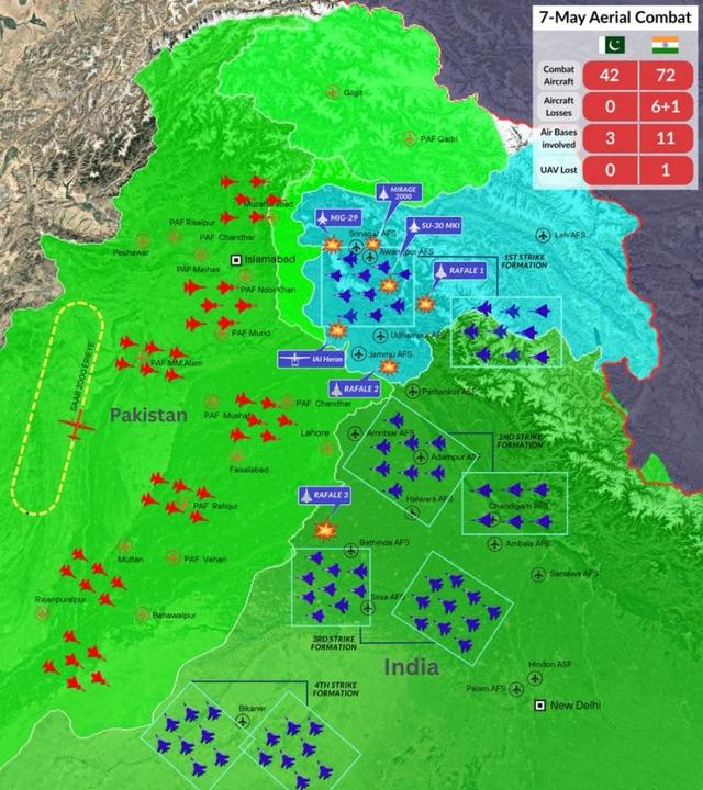 8架歼16对战6架阵风，这仗打得太宽裕了，解放军擅长牛刀杀鸡
