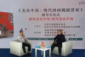 《美在中国：明代国画题跋赏析》分享会在2025惠民书市举行——如何完整地欣赏一幅古画图片