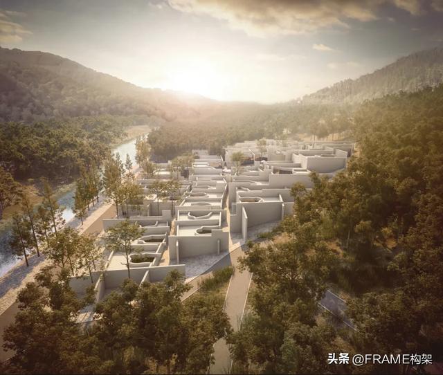 和隐度假酒店,Domain Architects新建一片“遗迹”