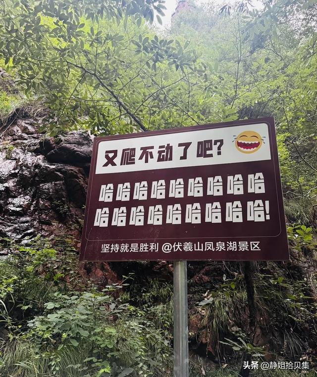嵩山魔性加油牌火了 全国景区都在搞怪