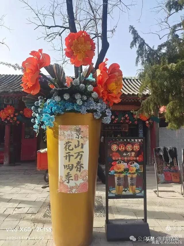 北京景山公园山右里的初冬暖调｜申艳娟