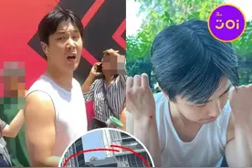 这一跳，让全泰震撼！韩国男子高空飞越断桥救妻儿！图片