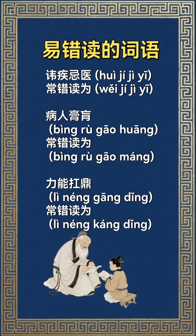 很容易读错的词语(三)