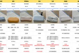 10款市面上最火爆枕头硬核实测，亚朵、罗莱、时光存折、邓禄普等图片