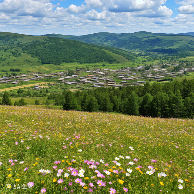 我家在黑龙江一个偏僻的小山村：