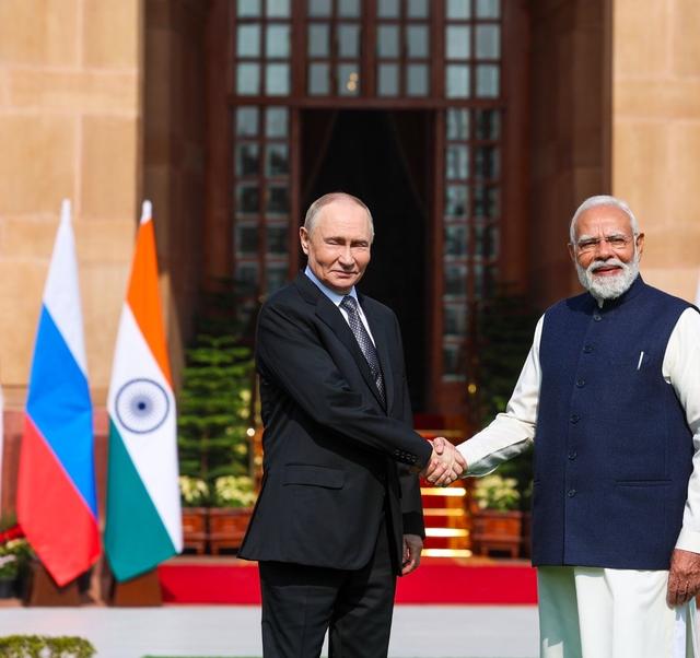 印度，给了普京一场高规格的接待