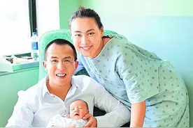 梁洛施现身美国疑送长子留学，15岁李长治高1.72米，长得像李泽楷图片