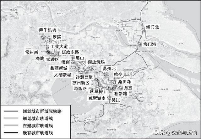江苏省城市群城际铁路多网融合研究