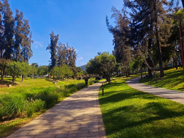 从学苑大道入大沙河绿过大学城后进深圳弯公园流花山景点【高清】